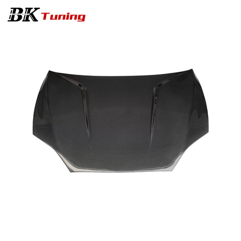 BK Tuning 16-20 Model S Plaid Modified CMST Style Carbon Fiber Body Parts Front Bonnet Hood for Tesla Model S Engine Hoods