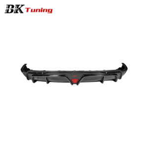BK Tuning 16-20 Model X Upgrade CMST Style Rear Bumper Lip Carbon Fiber Rear Splitter Apron for Tesla Model X Rear Diffuser