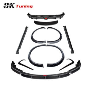 BK Tuning 2016-2020 Model X Modified CMST Body Parts 3K Twills Carbon Fiber Car Exterior Aero Bodykit for Tesla Model X Soft Kit