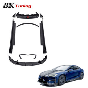 BK Tuning 2021+ Model S Upgrade CMST Style Bodykit Dry Carbon Aerodynamic Exterior Body Parts Kits for Tesla Model S Soft Kits