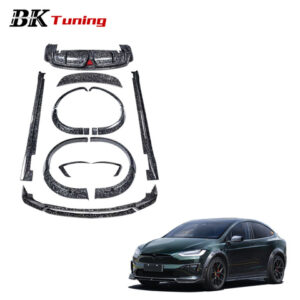 BK Tuning 2021+ Model X Modified CMST Body Parts Forged Dry Carbon Fiber Car Exterior Aero Bodykit for Tesla Model X Soft Kits