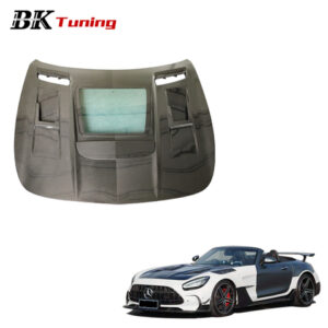 BK Tuning Benz AMG GT Transparent Engine Hood Dry Carbon Body Part for Mercedes Benz AMG GT GTS GTC GTR IMP Front Bonnet