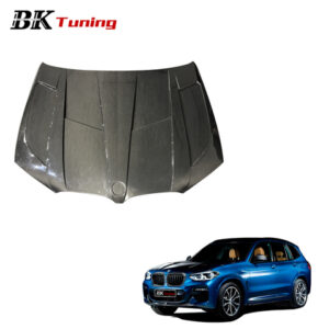 BK Tuning G01 G02 Modified LD Style Engine Cover Hood Dry Carbon Fiber Front Bonnet for BMW X3 G01 X4 G02 Engine Hoods
