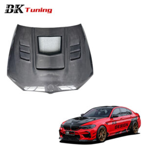 BK Tuning M5 F90 Upgrade Transparent Style Front Bonnet Dry Carbon Fiber Engine Hoods for BMW M5 F90 G30 G38 Engine Cover Hoods