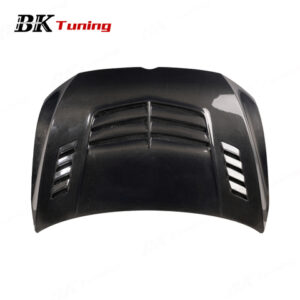 BK Tuning VW Golf 8 MK8 TSI GTI R Modified V Style Engine Hoods Carbon Fiber Engine Cover Hood for Volkswagen VIII Front Bonnet